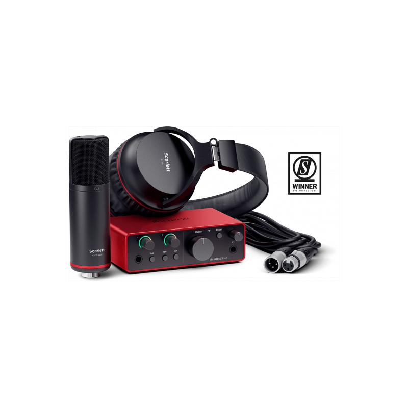 Interface Focusrite SCARLETT4-SOLO-STUDIO