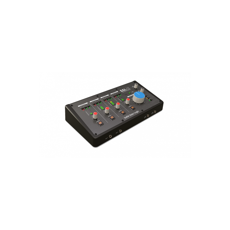 Interface SSL12  USB-C - 4 micro/ligne, 2 instrument, 4 sorties, MIDI, ADAT