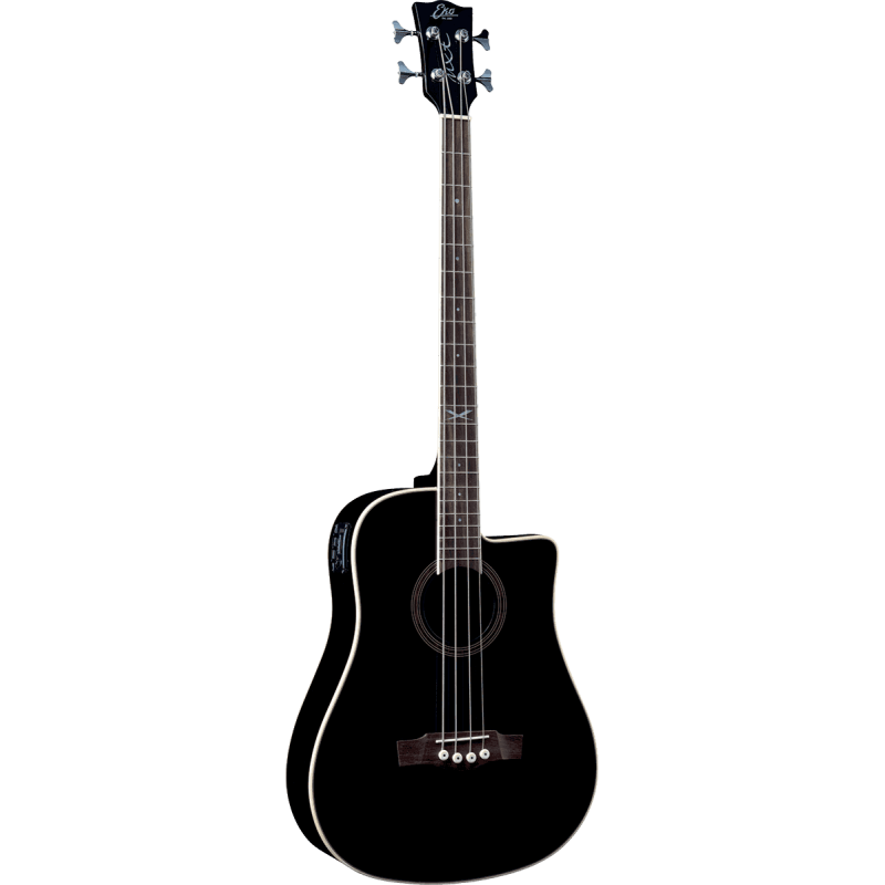 Guitare Basse EKO Acoustique NXT-B100CWE-BLK