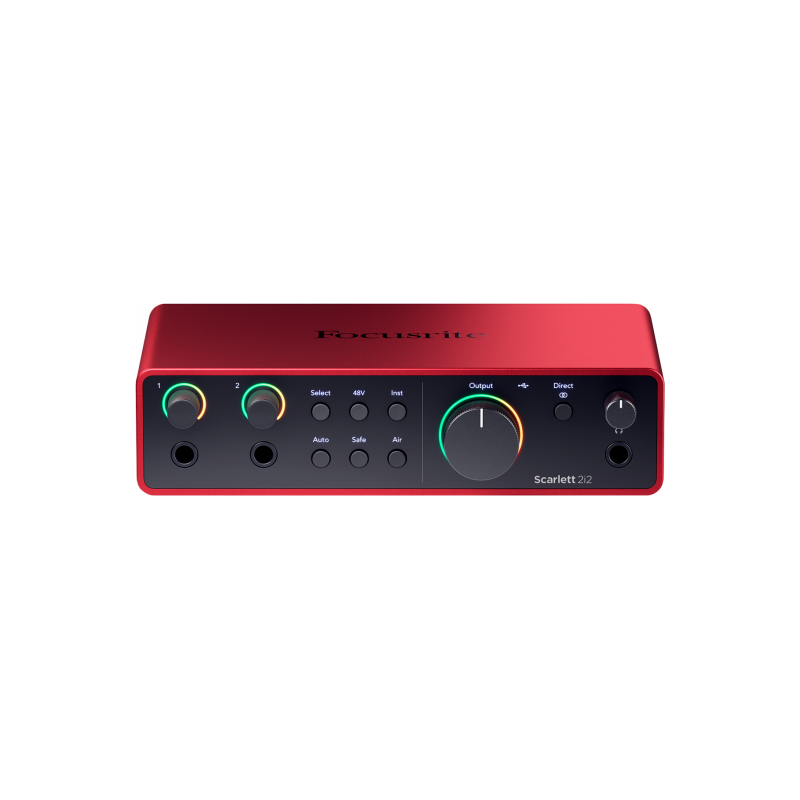Interface Focusrite SCARLETT4-2I2  Scarlett G4 - Scarlett 2I2 4th Gen - 2 in / 2 out -USBC