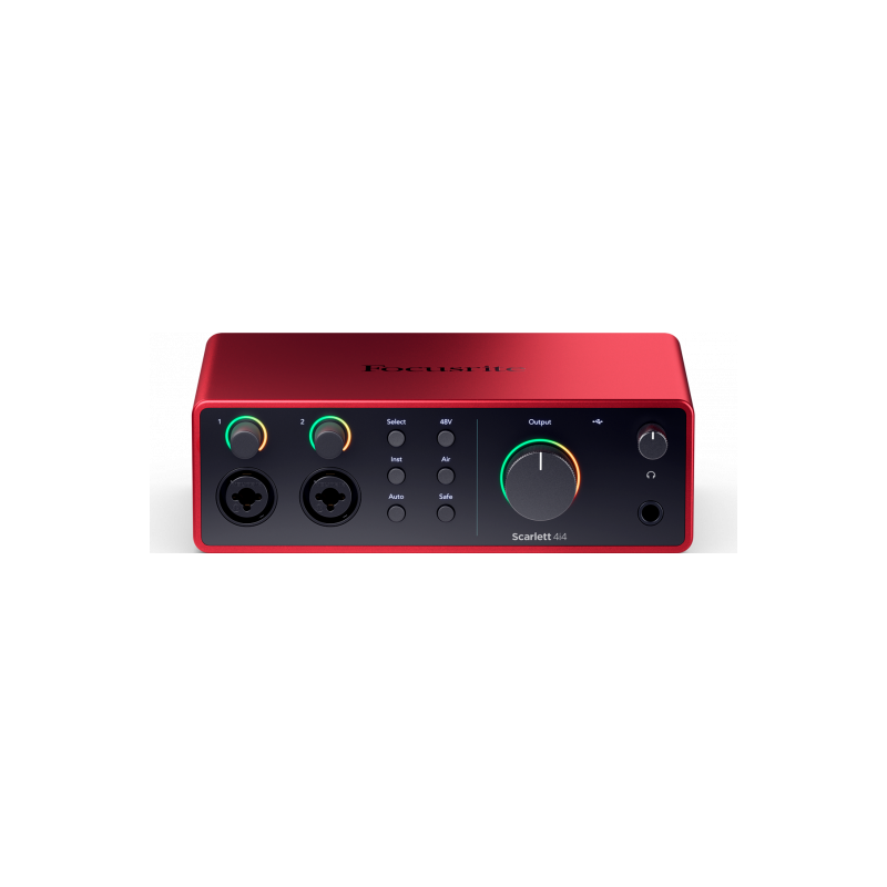 Interface Focusrite SCARLETT4-4I4  Scarlett G4 - Scarlett 4I4 4th Gen - 4 in / 4 out -USBC