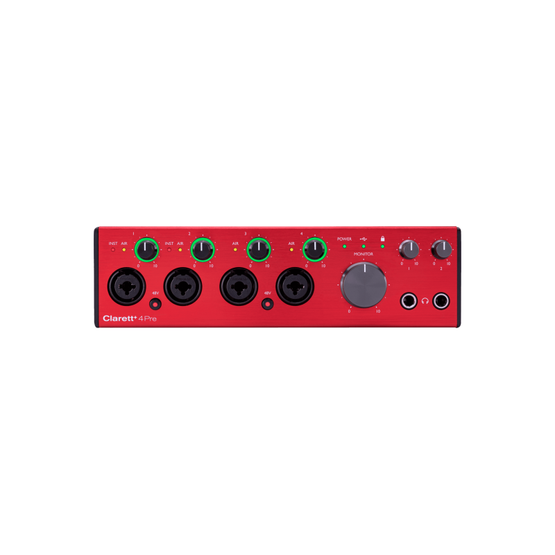 Interface Focusrite CLARETT-4PRE+