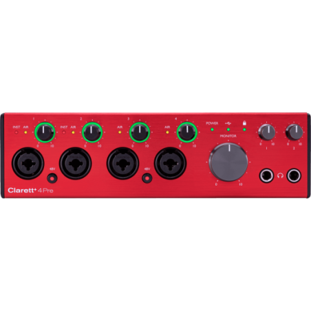 Interface Focusrite CLARETT-4PRE+