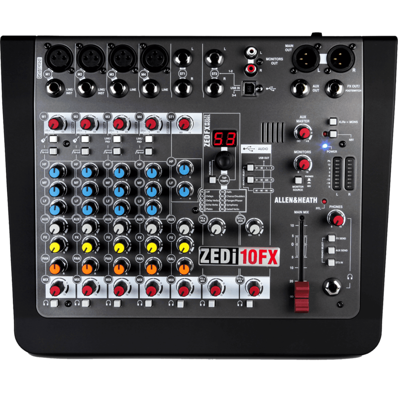 Table de mixage Allen & Heath ZEDI-10FX