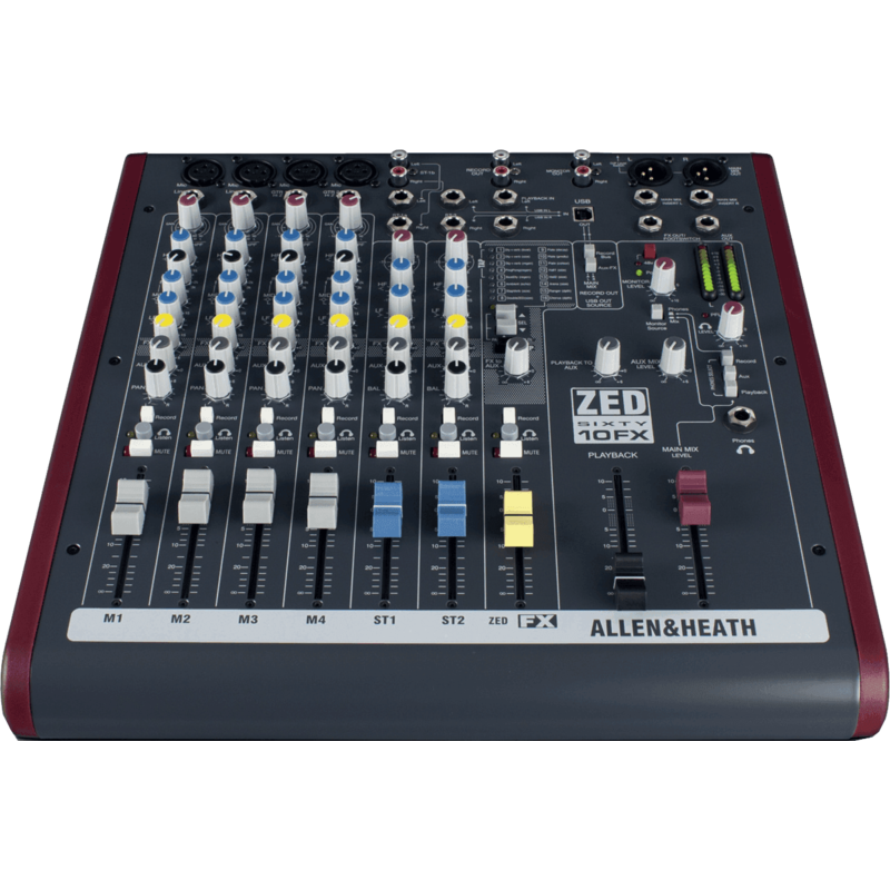 Table de mixage Allen & Heath ZED60-10FX
