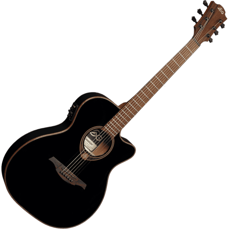 Guitare Folk Lâg Electro-Acoustique T118ASCE-BLK