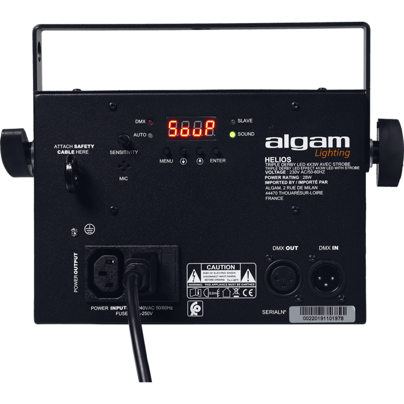 Effet d'animation Derby HELIOS-II