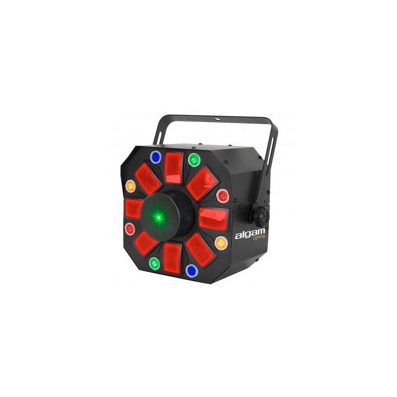 ALGAM LIGHTING - PHEBUS2  3-en-1 derby, stroboscope ou wash, laser