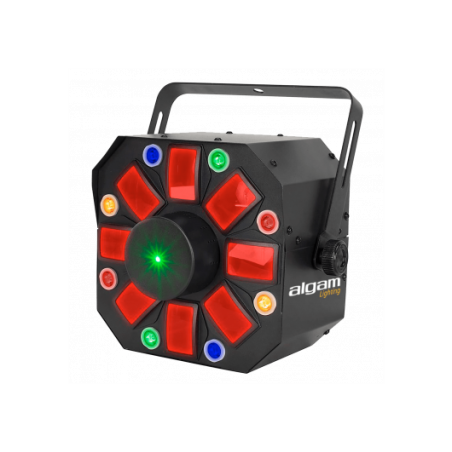 ALGAM LIGHTING - PHEBUS2  3-en-1 derby, stroboscope ou wash, laser