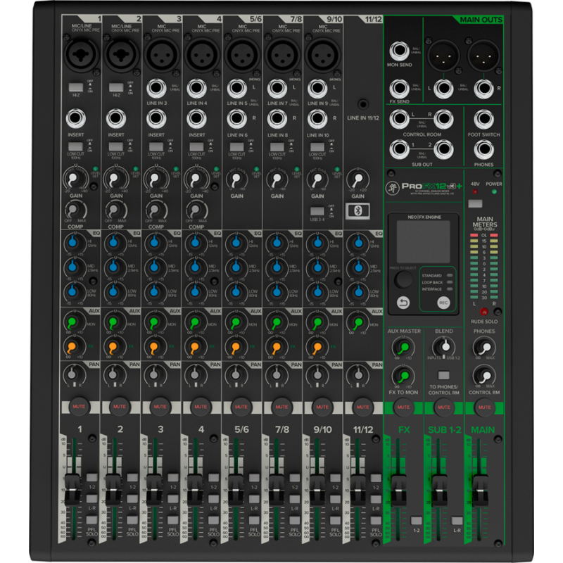 Console de Mixage Mackie PROFX12V3+
