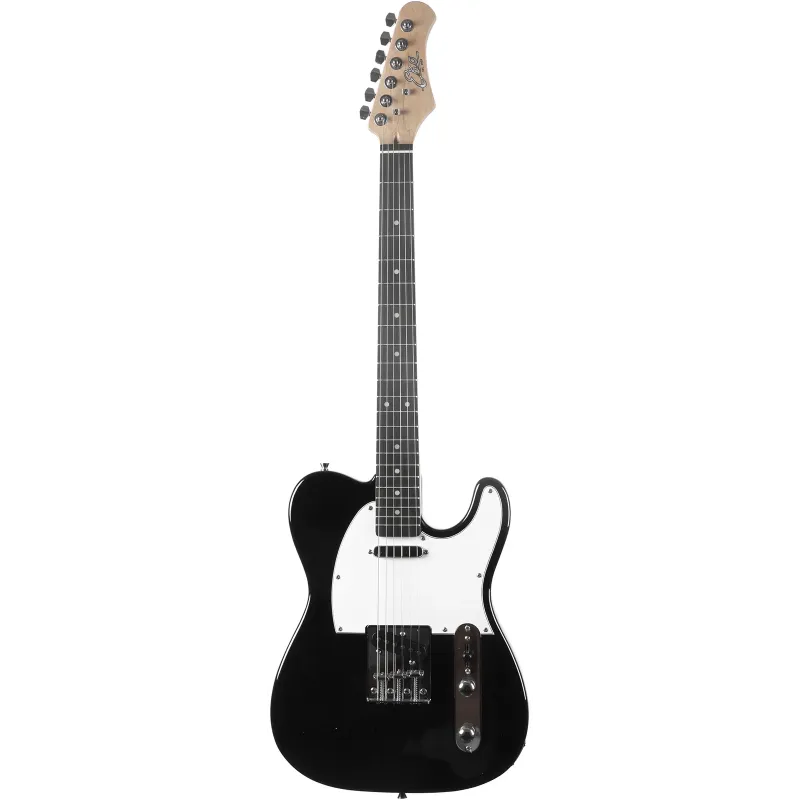 Guitare EKO électrique TL300-BLK - TL 300 - Type Tele vintage - Black