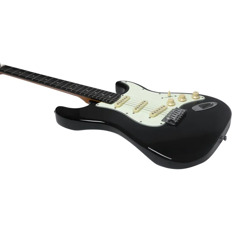Guitare électrique EKO ST300 - Type Strat vintage - Black