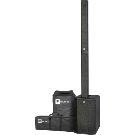 Sono HK Audio Polar12-MK2 - Systèmes colonne amplifiés - Kit de diffusion bluetooth TWS avec mixeur + housses