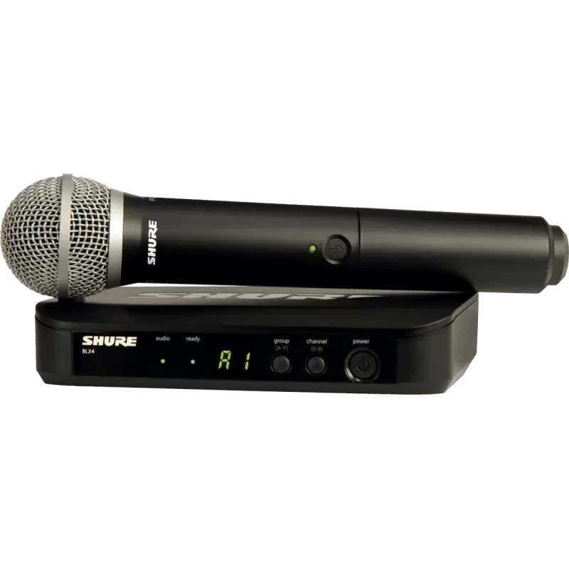Micro SHURE BLX24E-PG58-M17 - Shure BLX24/PG58 Système sans fil avec micro voix PG58 - M17