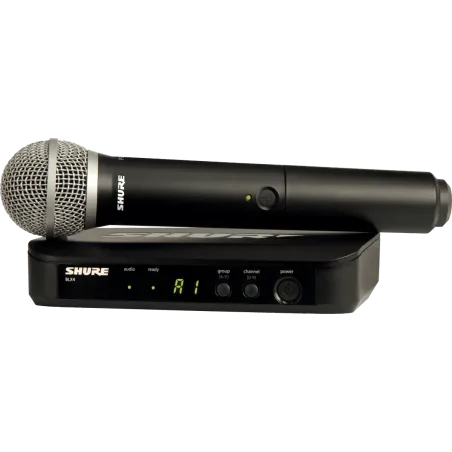 Micro SHURE BLX24E-PG58-M17 - Shure BLX24/PG58 Système sans fil avec micro voix PG58 - M17