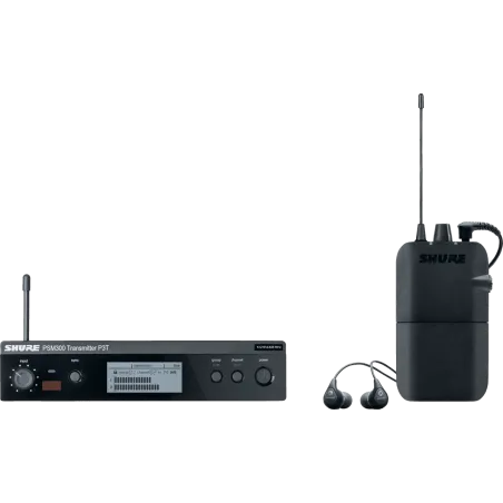Ear Monitor SHURE P3TER112GR-K3E - Shure P3TR112GR Système de retour personnel PSM®300 Std avec intra SE112 - 606-630 MHz - K3E