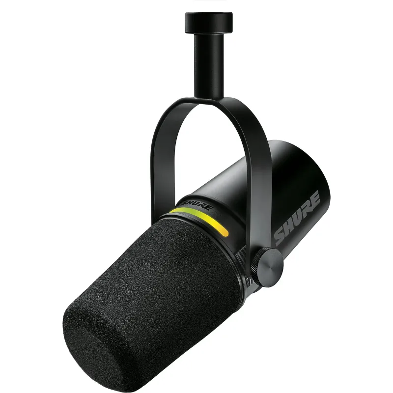 Micro podcast SHURE MV7+-K - Micro de podcast XLR / USB-C noir