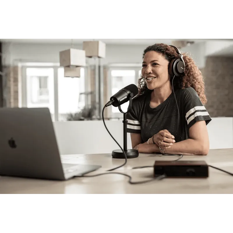 Micro podcast SHURE MV7X
