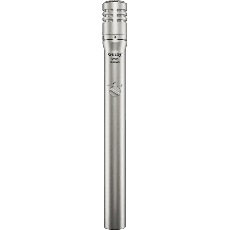 Micro Instruments  SHURE SM81-LC - Micro instrument statique cardioïde