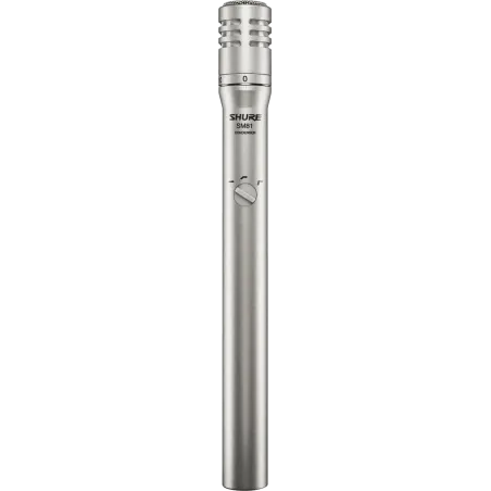 Micro Instruments  SHURE SM81-LC - Micro instrument statique cardioïde
