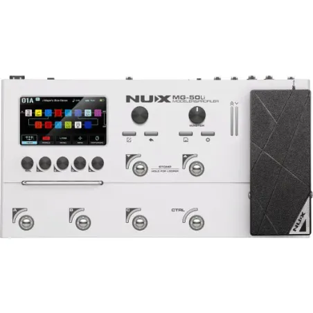NUX - MG50LI-W Multi-effets / modéliseur guitare et basse, White