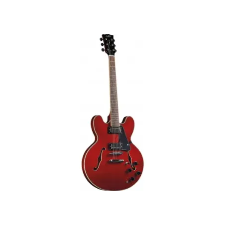 EKO - FUSION-RED Hollowbody - Type Hollowbody Fusion double cut - Cherry Red