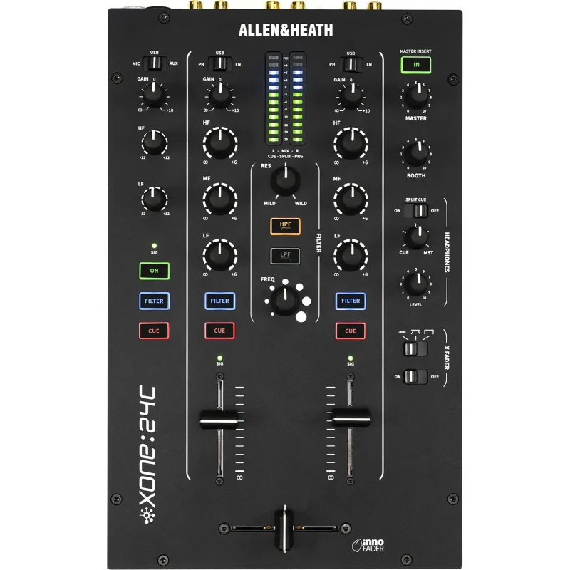 ALLEN & HEATH - DAH XONE-24C 
Consoles Club - Console de mixage DJ 2+1 canaux, interface USB