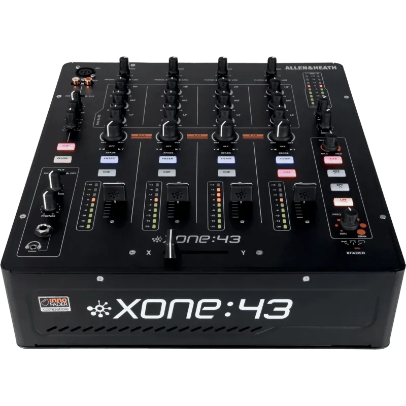 ALLEN & HEATH - DAH XONE-43 
Consoles Club - 4 voies stéréo, 2 out stéréo