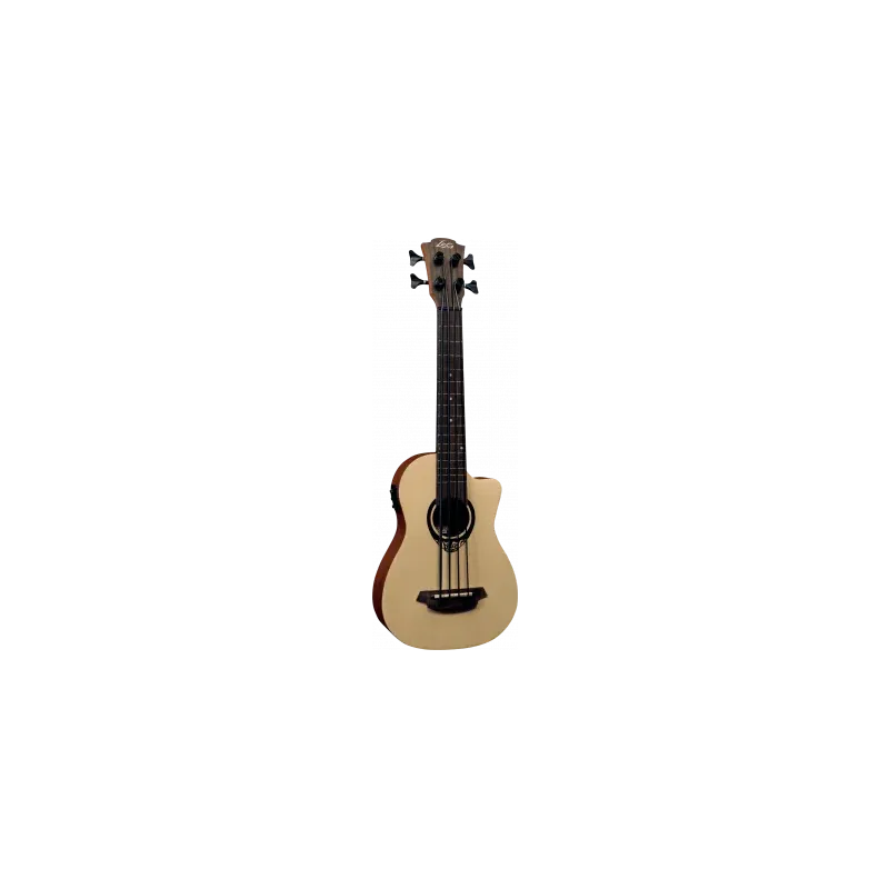 LÂG - TKB150FCE Mini Basse Fretless Pan-Coupé Électro avec housse