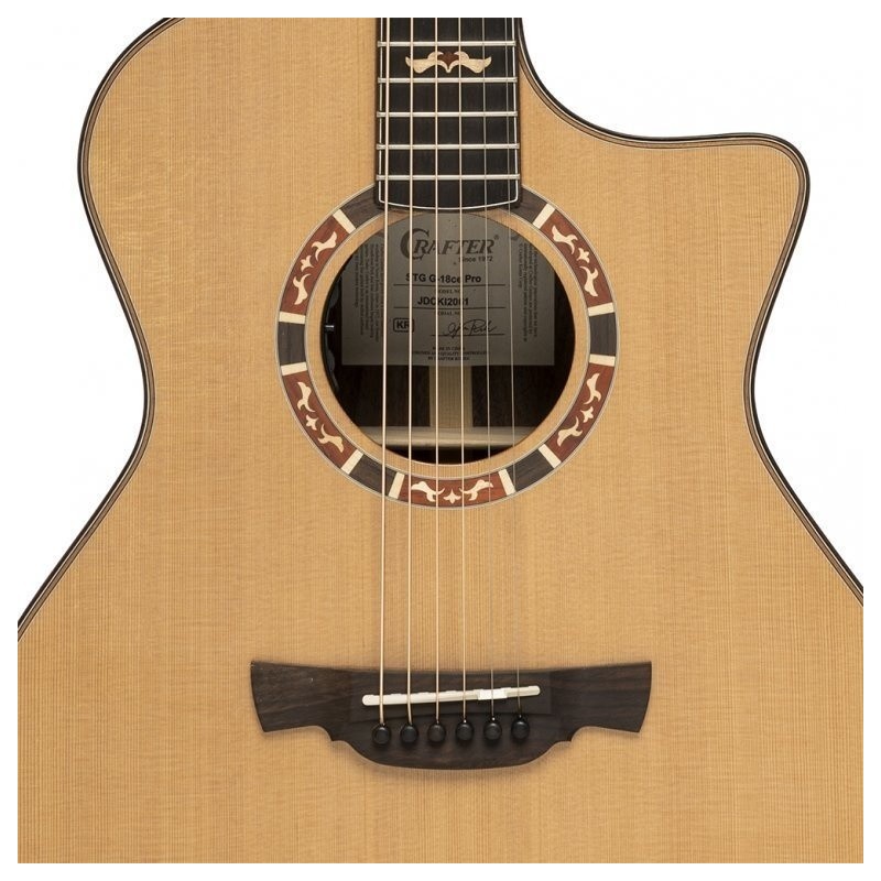 Guitare Folk Crafter Electro-Acoustique STG G18CE PRO