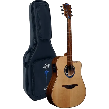 Guitare Folk Lâg Smart Guitar Hyvibe THV10DCE-LB