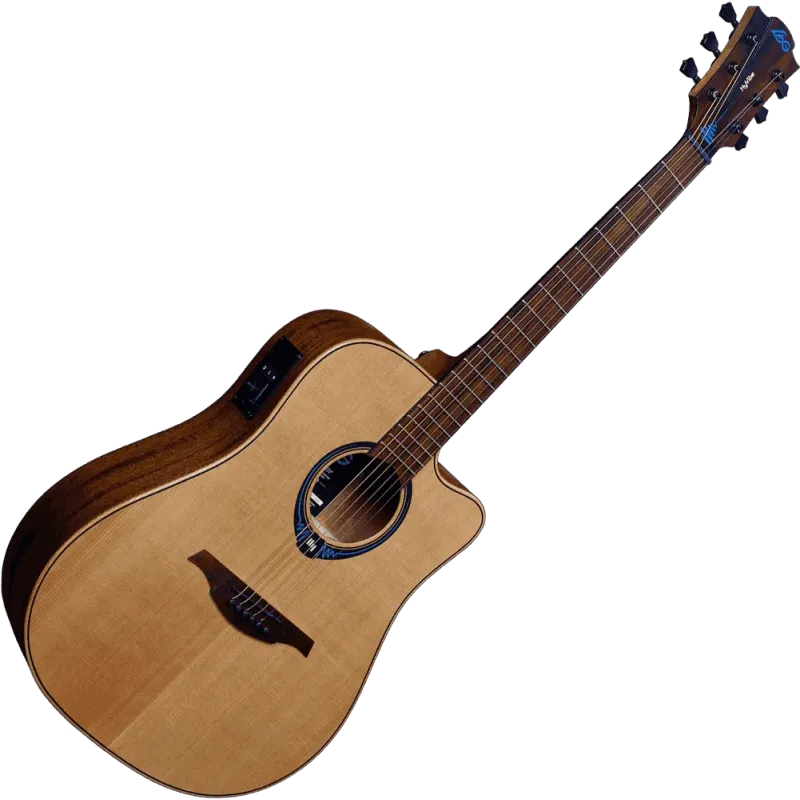 Guitare Folk Lâg Smart Guitar Hyvibe THV10DCE-LB