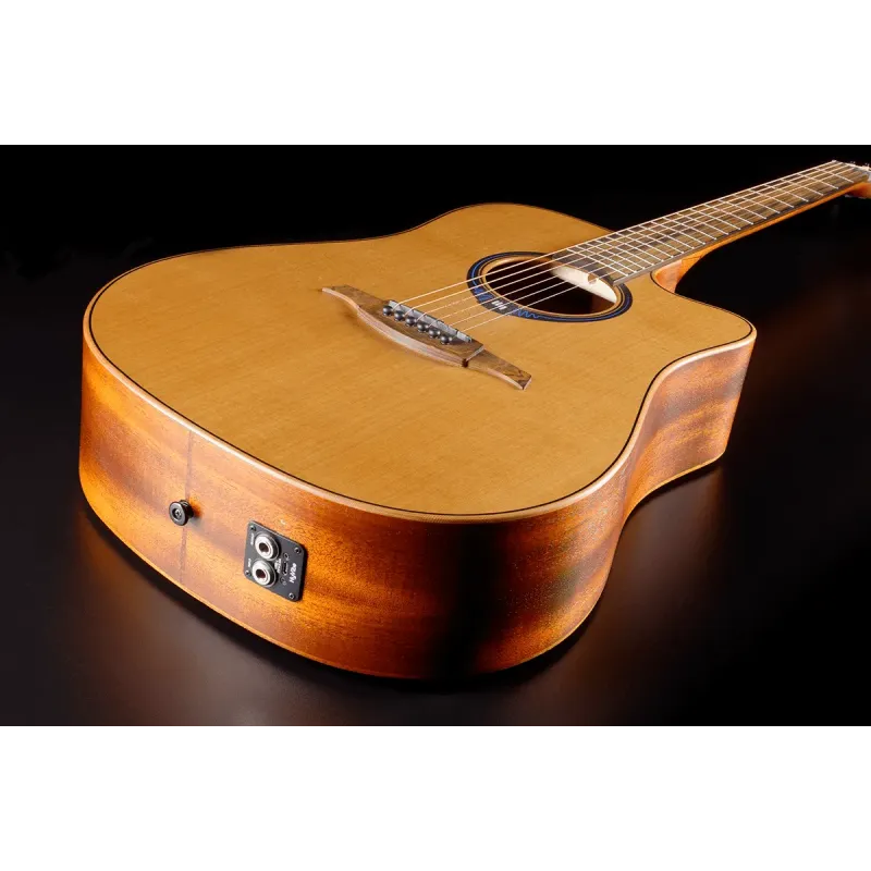 Guitare Folk Lâg Smart Guitar Hyvibe THV10DCE-LB
