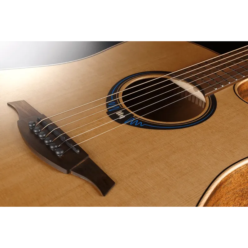 Guitare Folk Lâg Smart Guitar Hyvibe THV10DCE-LB