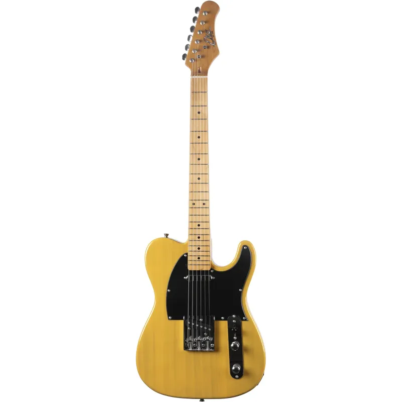 EKO - TL401-BS TL 401 - Type Tele vintage corps léger - touche érable - Butterscotch