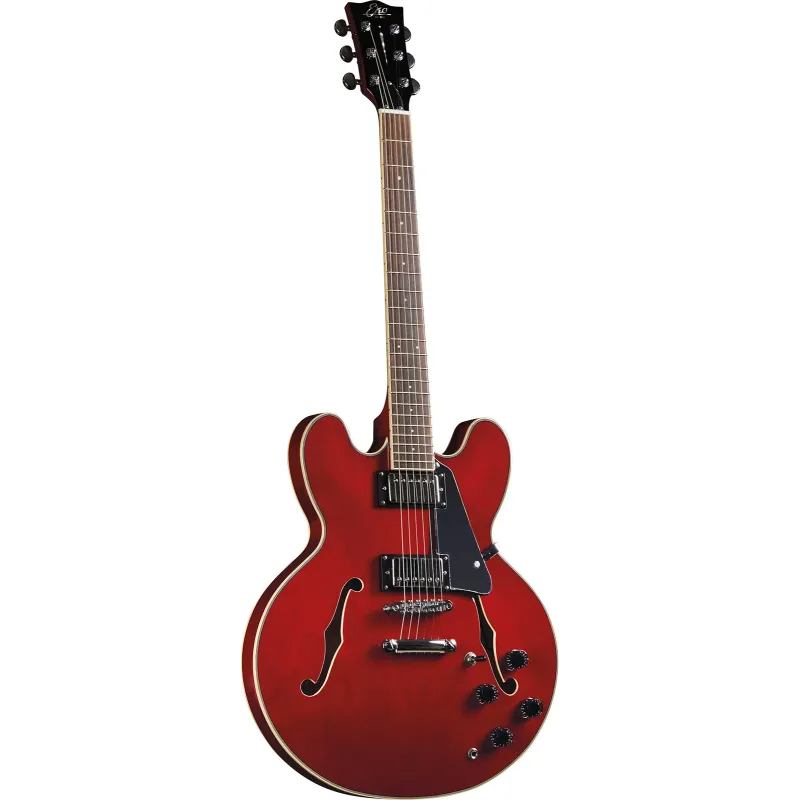 EKO - FUSION-RED Hollowbody - Type Hollowbody Fusion double cut - Red