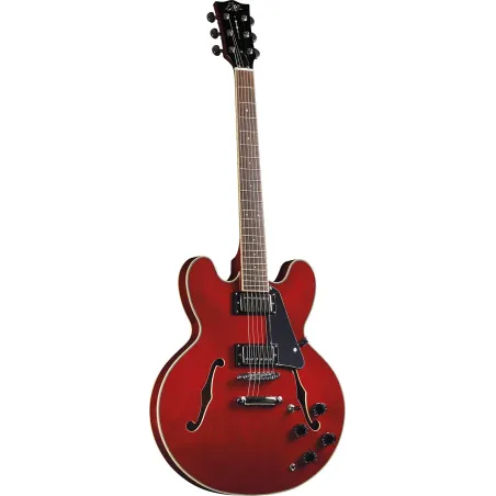 EKO - FUSION-RED Hollowbody - Type Hollowbody Fusion double cut - Red