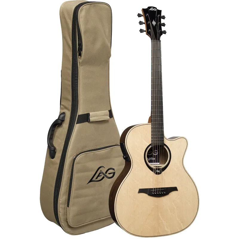 Guitare connectée LÂG -HV30ACE Auditorium Cutaway Electro