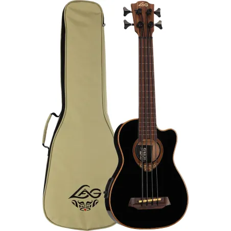 Ukulélé LÂG -TKB118FCE Tiki Basse Fretless Electro