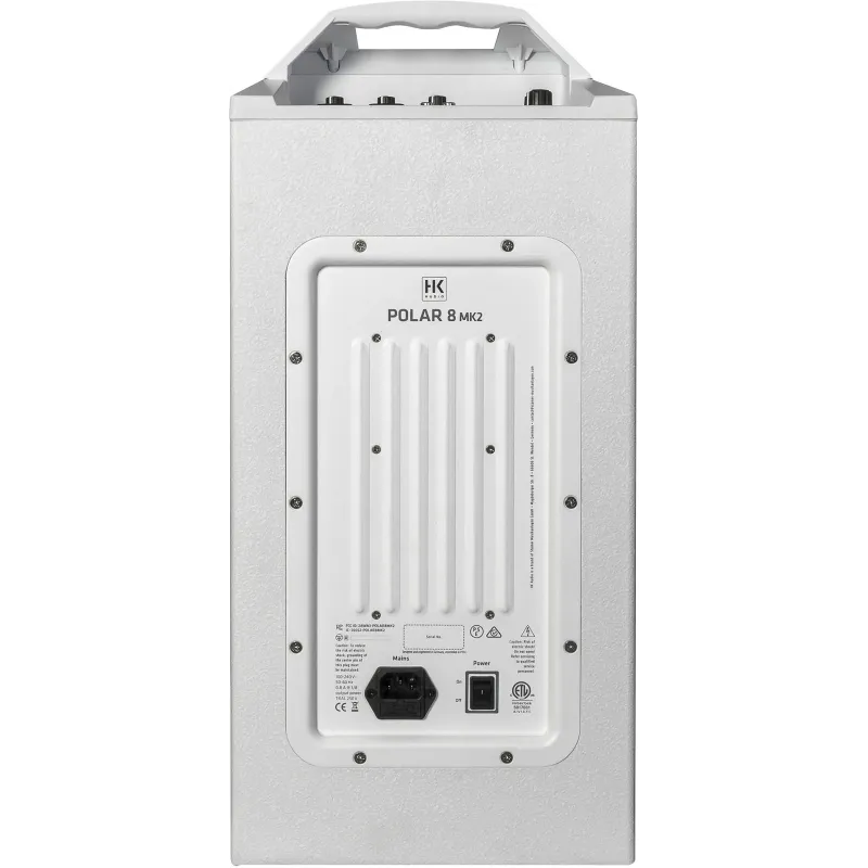 Sono HK Audio Polar 8-MKII Systèmes colonne amplifiés HK AUDIO - SHL POLAR8-MK2-W - bluetooth TWS avec mixeur + housses.