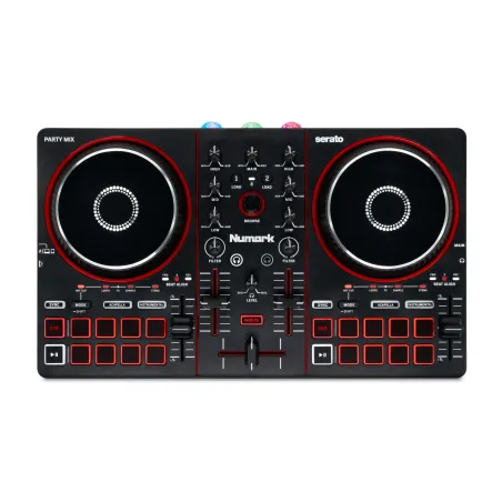 NUMARK - PARTYMIX3 2 voies portable, 3 LED, USB-C
