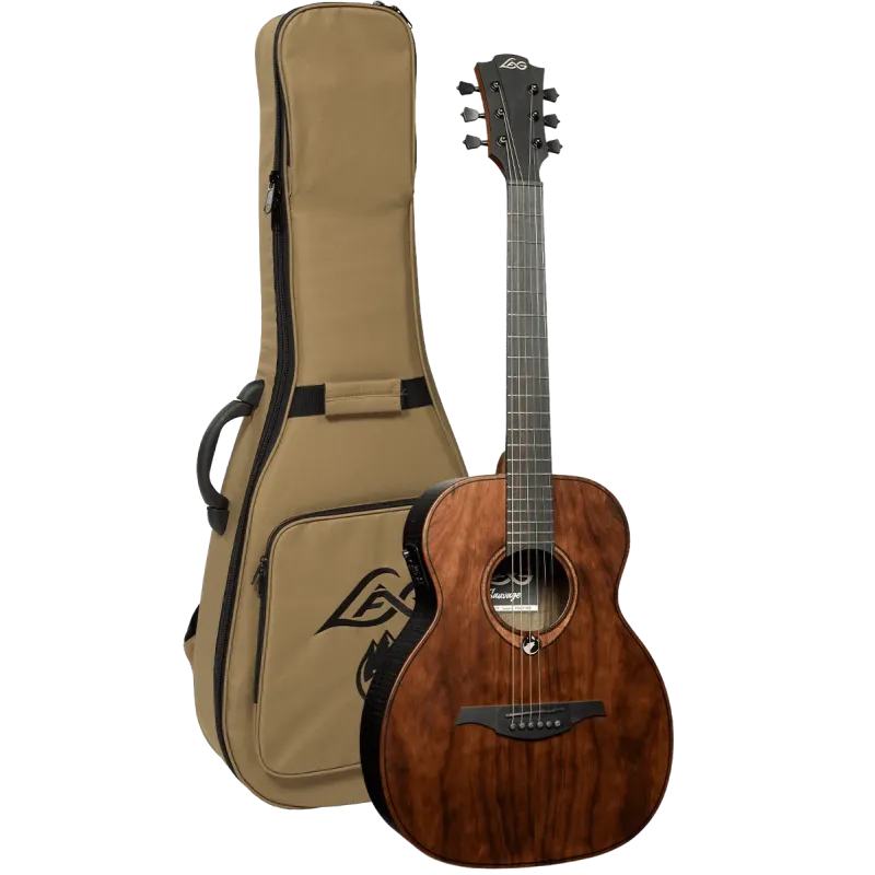Guitare Folk électroacoustique LÂG - SAUVAGE-TE Travel Électro
