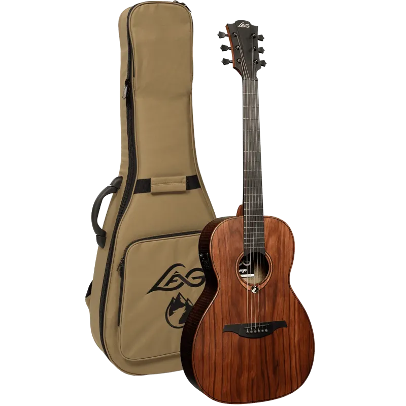 GuitareFolk électroacoustique  LÂG - SAUVAGE-PE Parlor Électro