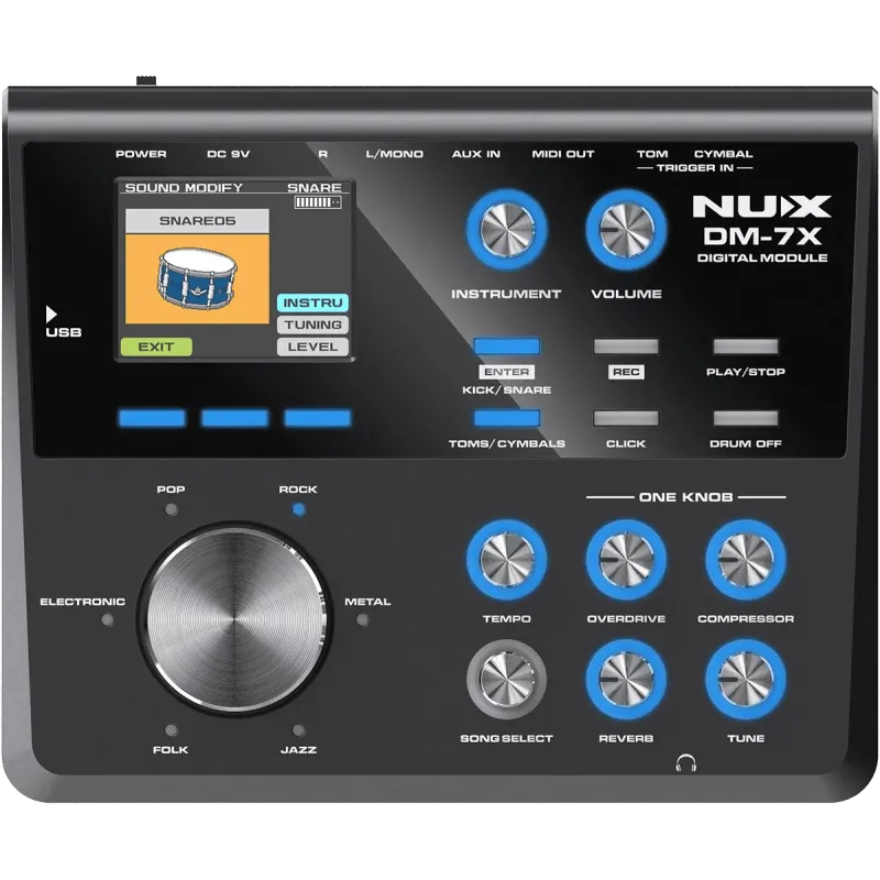 Batterie électronique NUX - DM7-X 5 pads - 3 cymbales