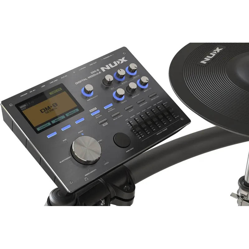 Batterie électronique NUX - DM-8  5 pads - 3 cymbales