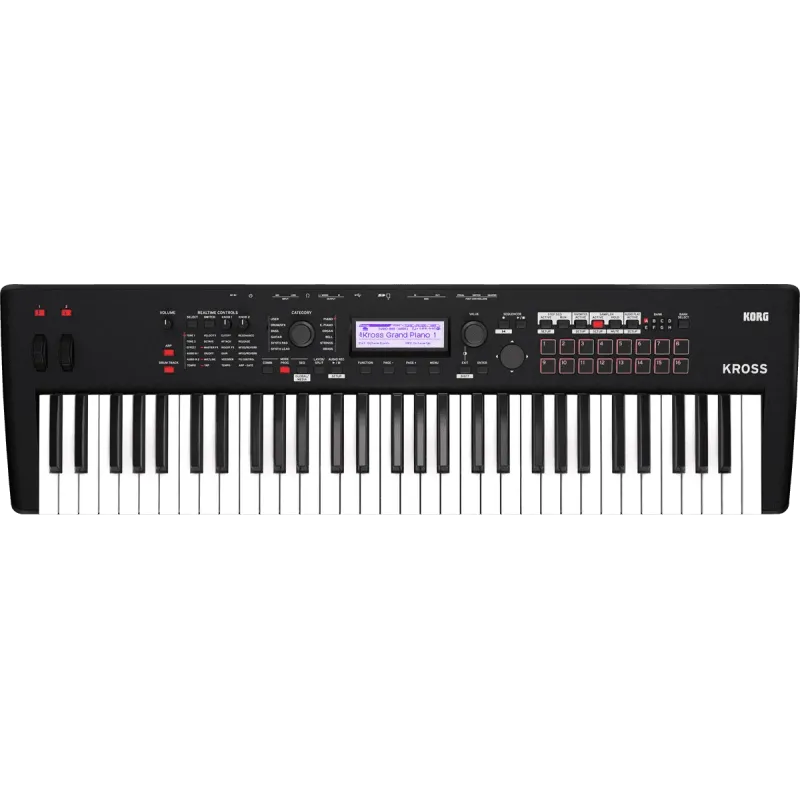 Workstation KORG - KROSS2-61-MB 61 notes - version noir mat