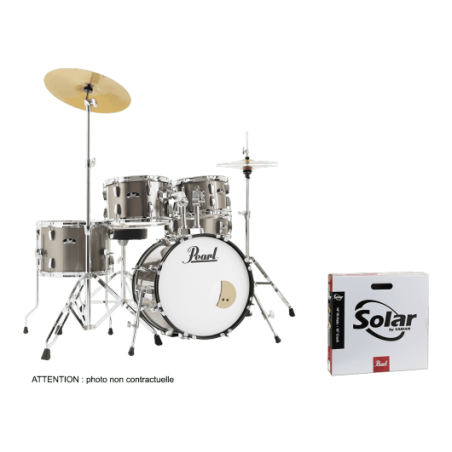 Batterie Pearl RS585CC Jazz 18" + PACK SOLAR