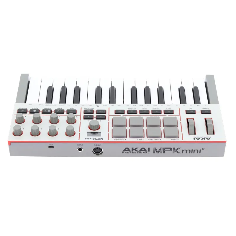 Clavier maître AKAI PROFESSIONAL - MPKMINI4 Mini touches - 25 touches, 8 pads, 8 encodeurs
