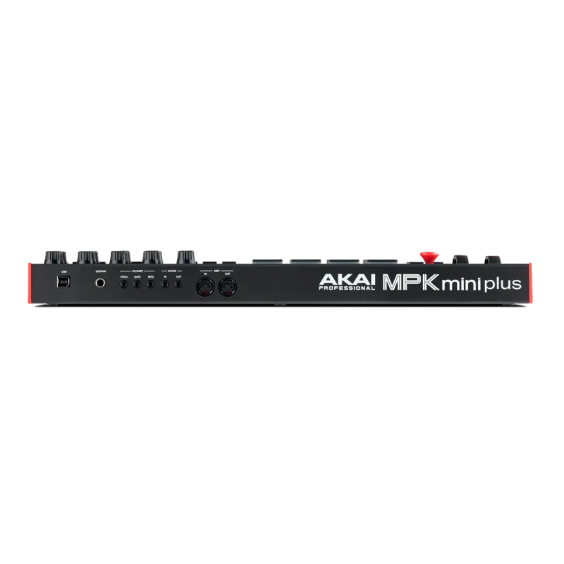 Clavier maître AKAI PROFESSIONAL - MPKMINIPLUS   Mini touches - 37 mini-notes, 8 pads RVB, 8 encodeurs