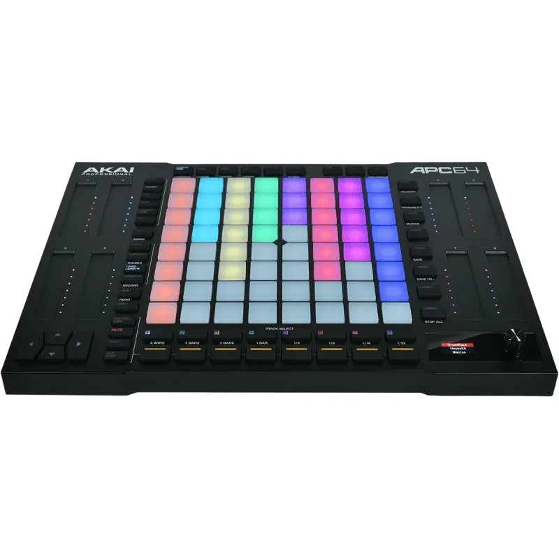 Contrôleur AKAI PROFESSIONAL - APC64 Pour Ableton - Contrôleur Ableton 8x8 pads, 8 bandes tactiles, CV/Gate